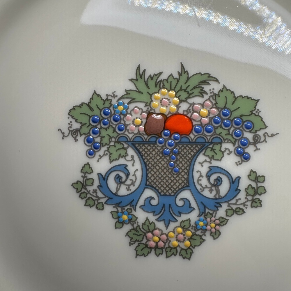 Lenox Autumn Porcelain Butter‎ Plates 6.5 Inch Set of 4 Gold Trim Raised Enamel - Picture 2 of 8